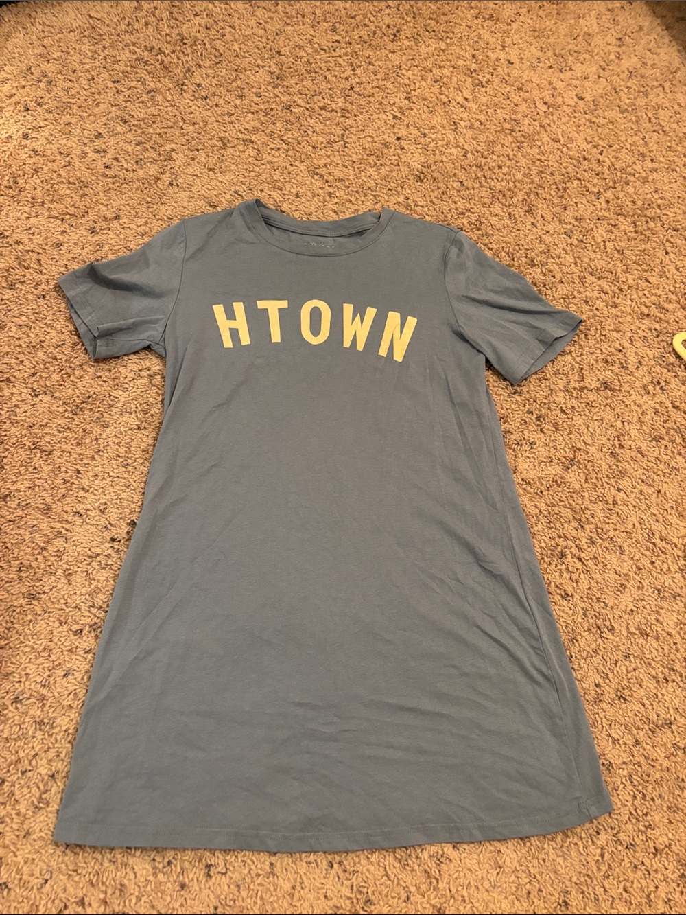 Sam and Davy Houston T-Shirt Dress in Slate Blue